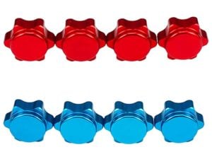 1/8 to 1/6 Scale Aluminum Wheel Nuts 17mm Hex (fits Primal RC Porsche 934)