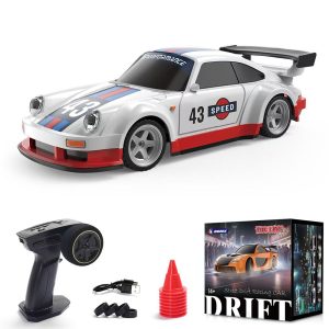 Jiabaile 1:43 Scale White Porsche 934 Car