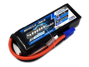NHX Muscle Pack 3S 11.1V 5000mAh 60C LiPO Battery w/ EC5 Connector