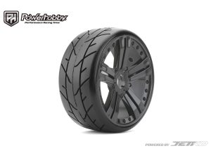 Powerhobby 1/8 GT Vertex Belted Mounted Tires 17mm Ultra Soft Claw Wheels