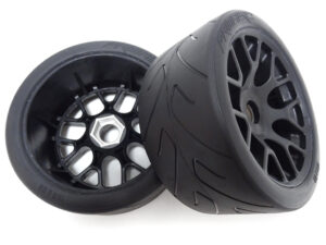 Primal RC 1/5 Challenger High Performance Belted Road Racing Tires Mounted on Wheels 150x69 (2)