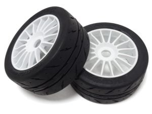 1:6 Primal RC Porsche On Road Tires Installed (glued) on Rims (set of 2)