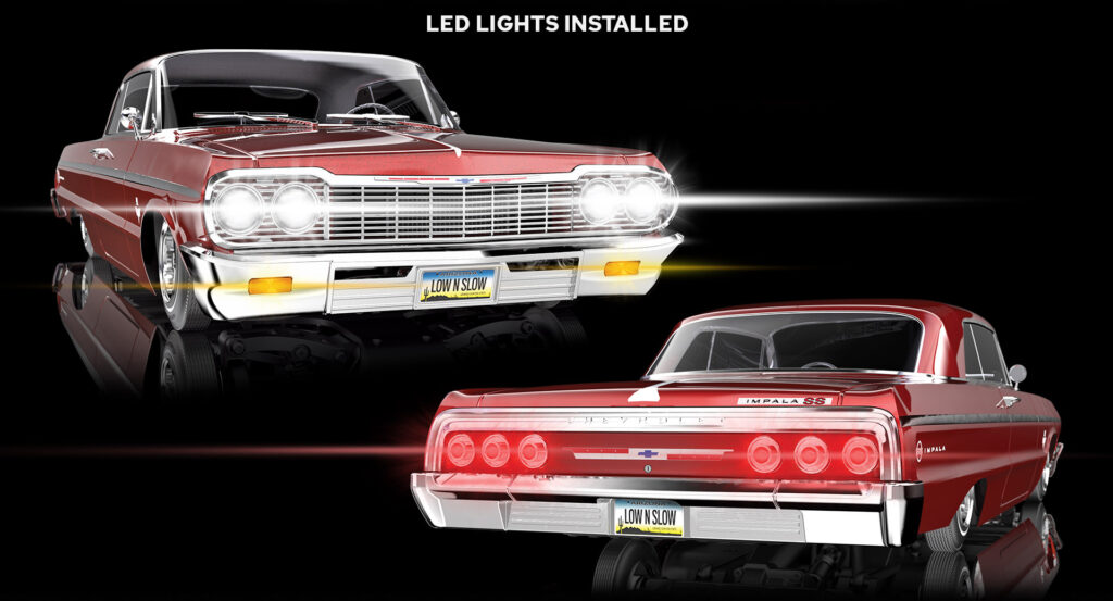 L.E.D. lights isntalled.