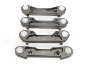 Rovan ROFUN F5 CNC Aluminum Front & Rear HD 8mm thick hinge pin braces