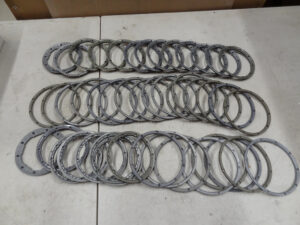 Used Giant Lot of gray plastic Baja style tire beadlocks, good condition