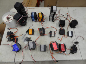 Used Lot of 50 Servos, condition unknown, gears feel good