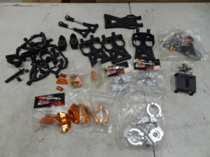 Used King Motor T2000 parts, plastics and CNC parts