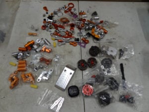 Used Rovan KM Small CNC parts, mostly Baja
