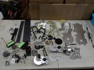 Used Primal RC Gas Dragster parts, transmission, 2 clutch housings, 2 chassis, tanks etc..
