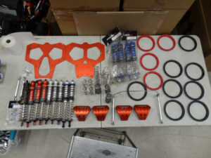Used Primal RC MT Raminator V1-V2 Shocks, Frame plates, bumpers, beadlocks, extra springs, etc..