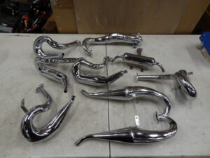 Used Rovan Baja 5B pipes, 8 total, all used, nice dual pipe