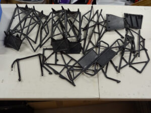 Roll cage parts, mostly for Rovan 30DN LT/DTT-7/5T, bumpers too