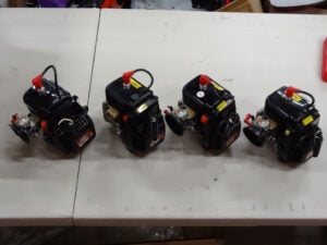 Rovan 36cc engines, 4, all crank smoother, one engine has damaged piston