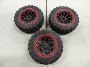 30 Degree North truck tires + wheels, 3x, lightly used