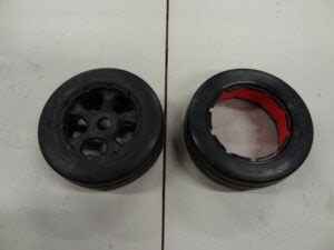 Rovan road slick, 170x60, 2x tire, 1x wheel, like new
