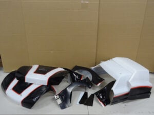 Rovan LT lexan panels, 2 complete sets, fits 30DN DTT-7 LOSI 5T 1-2.0 all used/light scratches