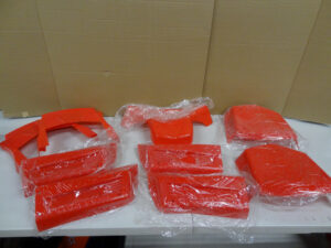 LT/DTT-7/5T Red Flex panel kit, 2x of all parts except hood, scratch and dent