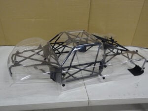 Rovan LT, clear lexan body with cage, extra parts, scratch + dent Fits LOSI 5IVE-T 1.0-2.0