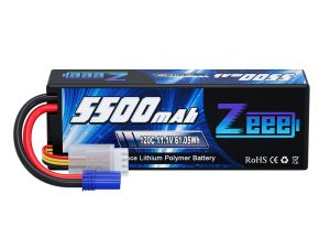 Zeee 3S LiPO Battery 5500mAh 11.1V 120C w/ EC5 Connector