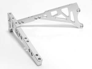 Primal RC Challenger Billet Aluminum Left and Right Side Chassis Braces, Supports