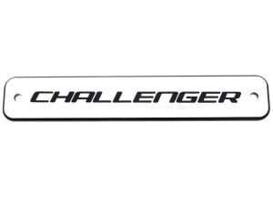 Primal RC Challenger Billet Aluminum Front Name Plate Bumper Hold Down