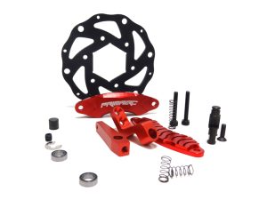 Primal RC Challenger Billet Aluminum Disc Brake Pad Kit and Carbon Fiber Rotor