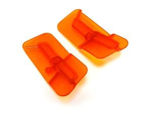 Primal RC Challenger Front Side Marker Lenses, Orange (2)